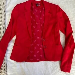 Red blazer